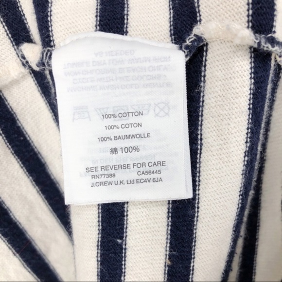 J. Crew Blouse Turtleneck Striped Size XS (H75) - Picture 6 of 6